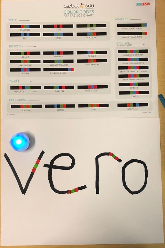 Ozobots - Code your name