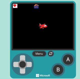 A preview image for MakeCode Arcade - Galga